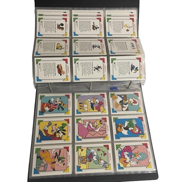 Vintage DISNEY 1991 COLLECTOR CARDS BINDER 198 CARDS - Picture 14 of 16